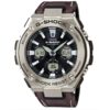 Casio G-Shock GST-W130L-1AER horloge - G-Steel leather horloge
