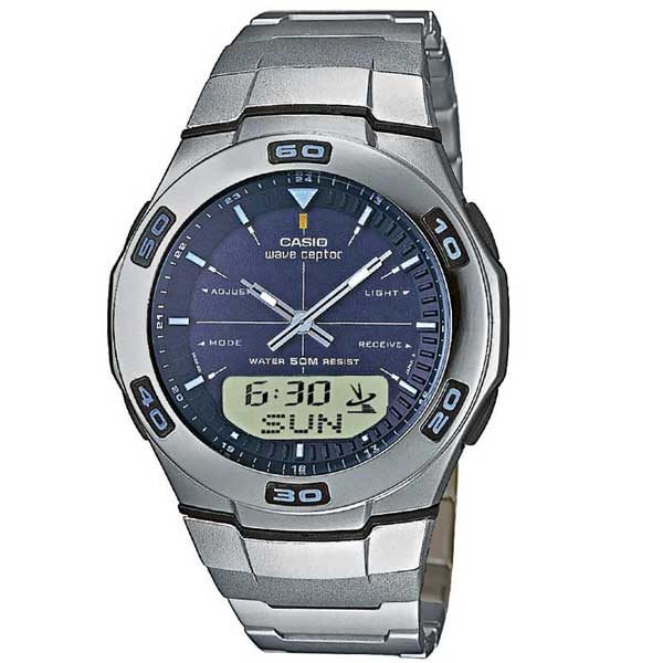 Casio WVA-105HDE-2AVER wave-ceptor horloge - Officiële Casio dealer