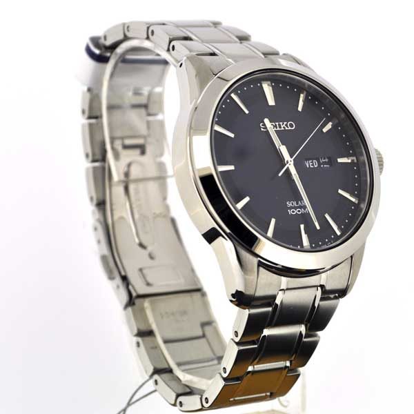 Seiko SNE361P1 solar horloge - Officiële Seiko dealer
